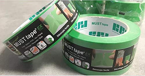 Must Tape Original 50 mm x 25 m – Mehrzweck-Klebeband ist magisch! – sehr starker Kleber, rückstandslos entfernbar, leicht zu schneiden von BYUP