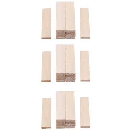 BQLZR Flache extra lange Bambus-Holzstäbchen, 5,1 cm lang, für Heimdekoration, 30 Stück von BQLZR