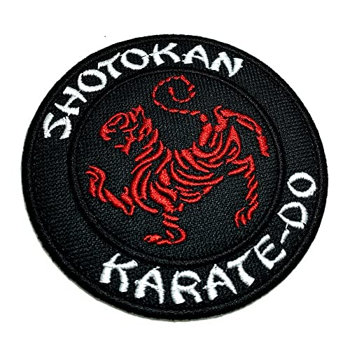 ATM190T Karate Shotokan bestickter Aufnäher zum Aufbügeln oder Annähen, Kimono, 9,74 x 9,74 Zoll von BR44