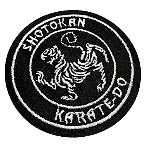 ATM191T 02 Karate Shotokan bestickter Flicken zum Aufbügeln oder Aufnähen, 3,74 x 9,5 cm ATM191T 02 Karate Shotokan bestickter Flicken zum Aufbügeln oder Aufnähen, 3,74 x 9,5 cm von BR44