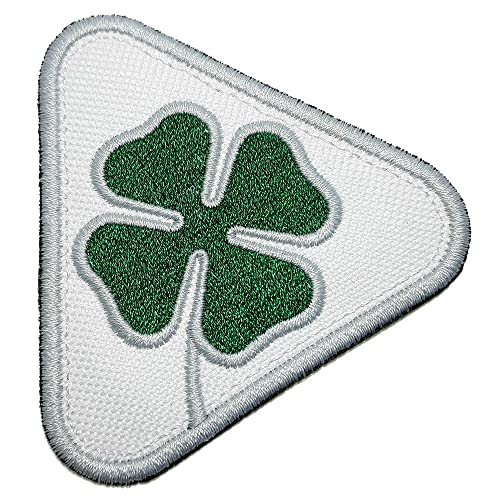 CAR071-T Alfa Romeo Quadrifoglio Patch zum alten Anzug Racing Kart – 100% bestickt zum Aufbügeln oder Aufnähen, Größe 8,9 x 17,8 cm von BR44