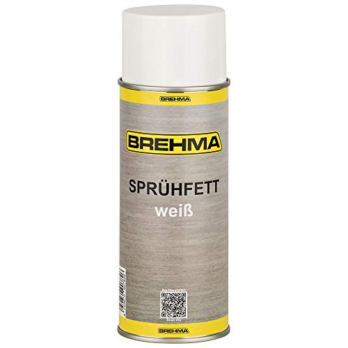 BREHMA Weisses Sprühfett mit PTFE -50°C bis +170°C, Schmierfett, Schmiermittel von BREHMA