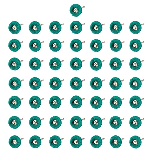 BRESUCNY 50 Stück 25mm Schleifscheibe-Polierschleifscheibe, Schleifmittel Polieren Räder 150 Körnung für Dremel Rotationswerkzeuge von BRESUCNY