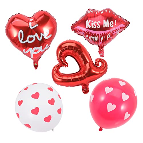 BRIGHTFUFU 1 Set Herzballons Für Hochzeiten Und Valentinstag Luftballons Für Partys Dekorationen Für Brautpartys Und Verlobungsfeiern Farbenfrohe Folienballons Zur Feier Von Besonderen von BRIGHTFUFU