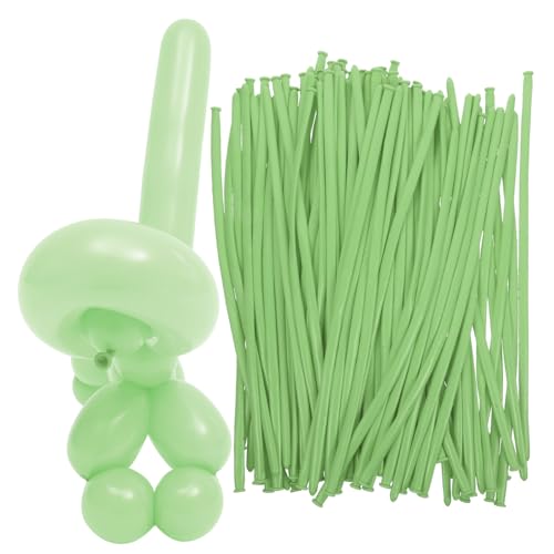 BRIGHTFUFU 100 Stück Konfetti-Luftballons Luftballons erröten große Luftballons Valentinstag-Ballons Partyballons Party-Latexballons Party mit Latex-Luftballons langer Ballon Emulsion Green von BRIGHTFUFU