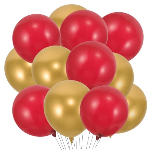 BRIGHTFUFU 150 Stück Elegante Latexballons Rot Und Für Hochzeiten Valentinstag Und Festliche Dekorationen Stilvolles Partyzubehör Für Heimfeste Und Besondere Anlässe von BRIGHTFUFU