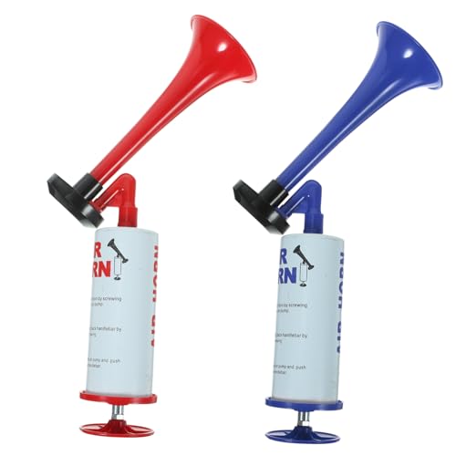 BRIGHTFUFU 2Pcs Handheld Air Horns für Fußball Fan Trompete Fußball Spiel Air Horn Sport Treffen Jubeln von BRIGHTFUFU