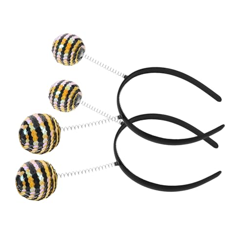 BRIGHTFUFU 2 Teiliges Verkleidungs Stirnband Für Tierkostüm Zubehör Antennen Stirnband Für Kleinkinder Kreatives Und Süßes Haar Accessoire Für Bühnenauftritte Mottopartys von BRIGHTFUFU