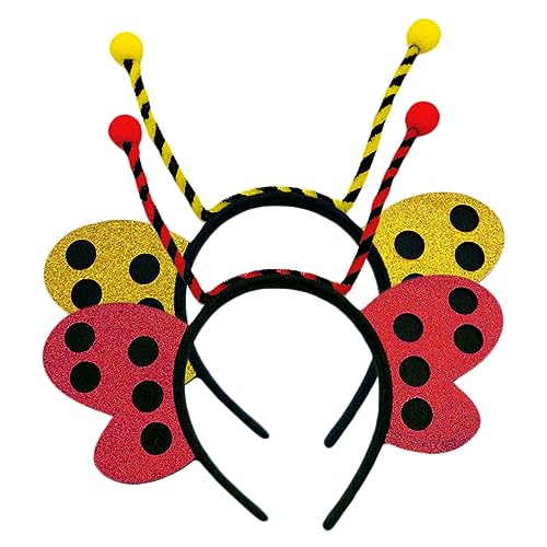 BRIGHTFUFU 2st Schmetterlingsbienen-stirnband Haarreifen Kinder Stirnbänder Tierische Cosplay-ohren Cartoon-haarband Tiere Haarbänder Zubehör Für Tierhaare Mädchen Stirnband ，，， von BRIGHTFUFU