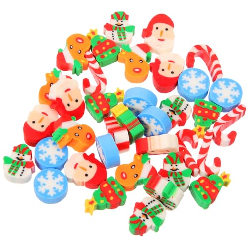 BRIGHTFUFU 3er Set Weihnachtsmann Radiergummis Niedliche Weihnachtsstationery Für Perfekt Als Weihnachtsgeschenke Und Schulbedarf Für Schüler Und von BRIGHTFUFU