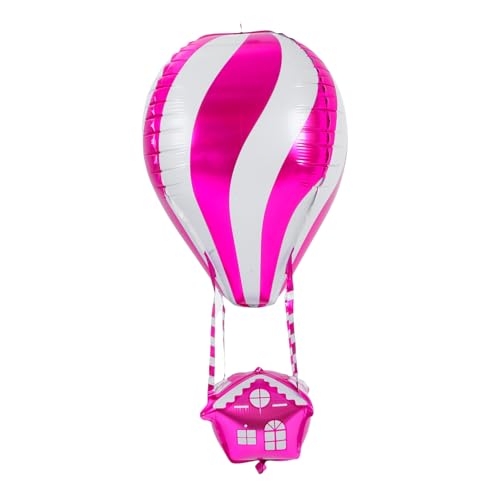 BRIGHTFUFU 4 Stück Heißluftballon Dekorationen Für Babyparty Aluminium Babyparty Folienballons Folienballons Geburtstagsballons Heißluftballons Mit Themenmotiven von BRIGHTFUFU