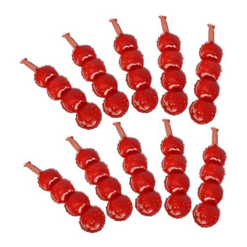 BRIGHTFUFU 8st Ballon-requisiten Mini-dekoration Süßigkeiten Ballons Stiftständer Blumeneimer Dekorative Saugnäpfe Saftiger Blumeneimer Kürbisballons Süßigkeitendekorationen Backbleche Sport von BRIGHTFUFU