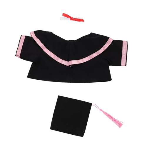 BRIGHTFUFU Abschlussbär-plüsch-outfit-set Mit Mütze, Schal, Scroll-kuscheltier-kostüm, Ideal Für Abschlussfeiern, Partyzubehör von BRIGHTFUFU