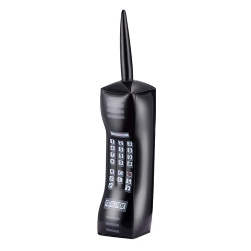 BRIGHTFUFU Aufblasbares Mobiltelefon Deko Accessoire Für 80er 90er Jahre Partys Lustiges Aufblasbares Für änner Und Frauen Retro Partydekoration von BRIGHTFUFU