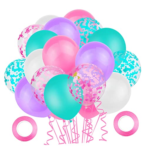 BRIGHTFUFU Einhorn Paillettenballons Set Traumhafte Latexballons Für Hochzeiten Geburtstagsfeiern Und Partys Bunte Dekoration Für Unvergessliche Anlässe von BRIGHTFUFU