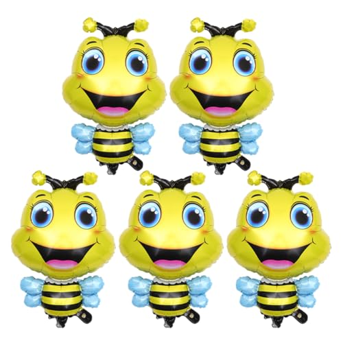 BRIGHTFUFU Große Bienen Ballons Tiermotiv Folienballons Für Kindergeburtstage Und Partys Cartoon Tiere Dekoration Für Unvergessliche Feiern von BRIGHTFUFU