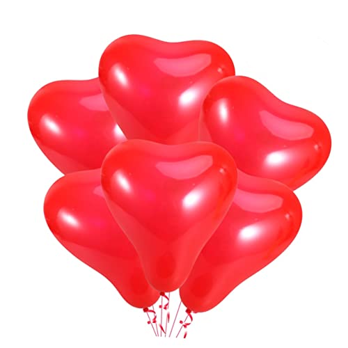 BRIGHTFUFU Herzform Latexballons Dicke Dekorative Ballons Für Partys Geburtstagsfeiern Und Hochzeitsdekoration von BRIGHTFUFU