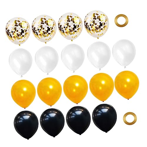 BRIGHTFUFU 100 Stück Verschiedene Geburtstagsdekorationen Latexballons 12 Zoll Partyballons Für Jungen Und Mädchen Buntes Dekorationsset Für Feiern von BRIGHTFUFU