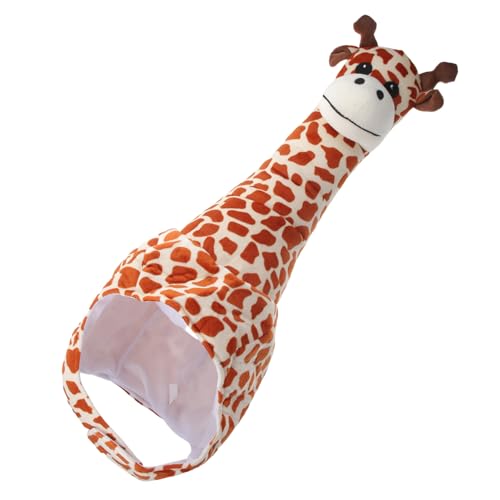 BRIGHTFUFU Tierkostümhut Themenparty Giraffe Form Kopfbedeckung Giraffe Cosplay Hut von BRIGHTFUFU