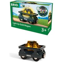 BRIO® Goldwaggon mit Licht 33896 Spielzeugeisenbahnen von BRIO®