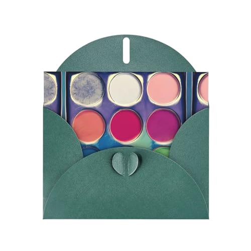 BROLEO Dunkelgrüne Grußkarte, runde Farbpalette, Bild für Weihnachten, Kindergeburtstag, Valentinstag und Party-Einladung BROLEO Dunkelgrüne Grußkarte, runde Farbpalette, Bild für Weihnachten, Kindergeburtstag, Valentinstag und Party-Einladung von BROLEO