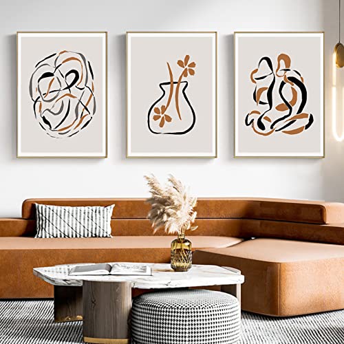 Abstrakte Linie Vase Minimalistische Poster Leinwand Malerei Wand Kunstdruck Bilder Für Schlafzimmer Wohnzimmer Innen Dekoration von BRoleo