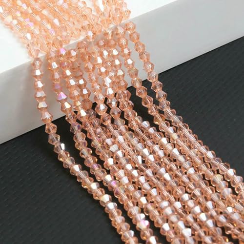 10 Stränge Bicone-Kristallglasperlen, 4,0 mm facettierte Kristallperlen-Anhänger für DIY-Armbandringe, Schmuckherstellungsset, AB-Orange, 10 Stränge, 10 Stränge, 4,0 mm 10 Stränge Bicone-Kristallglasperlen, 4,0 mm facettierte Kristallperlen-Anhänger für DIY-Armbandringe, Schmuckherstellungsset, AB-Orange, 10 Stränge, 10 Stränge, 4,0 mm von BSGUZ