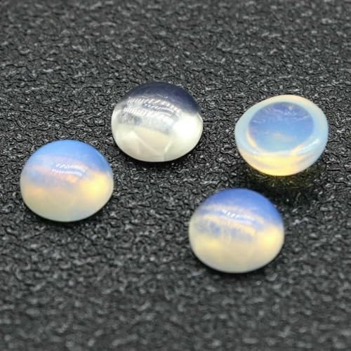 10 Stück 4 6 8 10 12 14 mm Perlen Cabochon Natursteine Runde lose Perlen Cabochon Cameo Passform DIY Ring Ohrringe zur Schmuckherstellung-Opal-12mm 10 Stück 4 6 8 10 12 14 mm Perlen Cabochon Natursteine Runde lose Perlen Cabochon Cameo Passform DIY Ring Ohrringe zur Schmuckherstellung-Opal-12mm von BSGUZ