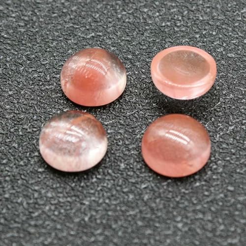 10 Stück 4 6 8 10 12 14 mm Perlen Cabochon Natursteine Runde lose Perlen Cabochon Cameo Passform DIY Ring Ohrringe zur Schmuckherstellung-rosa Kristallstein-14,0 mm 10 Stück 4 6 8 10 12 14 mm Perlen Cabochon Natursteine Runde lose Perlen Cabochon Cameo Passform DIY Ring Ohrringe zur Schmuckherstellung-rosa Kristallstein-14,0 mm von BSGUZ