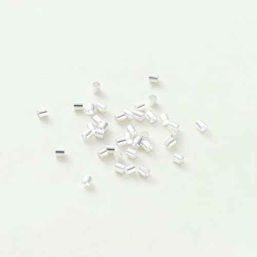 100 Stück/Los 1,5/2/2,5 mm Positionierungskupferrohre 14 Karat/18 Karat vergoldete Quetschperlen Zubehör für die Schmuckherstellung Zubehör-Silber-2,5 mm x 100 Stück 100 Stück/Los 1,5/2/2,5 mm Positionierungskupferrohre 14 Karat/18 Karat vergoldete Quetschperlen Zubehör für die Schmuckherstellung Zubehör-Silber-2,5 mm x 100 Stück von BSGUZ