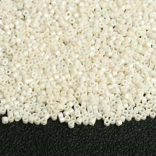 1000/3000 Stück/Box, 2 mm, 34 Farben, lose Glasperlen, runde Abstandsperlen für die Schmuckherstellung, DIY-Armband, Bastelzubehör, Beige, 3000 Stück 1000/3000 Stück/Box, 2 mm, 34 Farben, lose Glasperlen, runde Abstandsperlen für die Schmuckherstellung, DIY-Armband, Bastelzubehör, Beige, 3000 Stück von BSGUZ