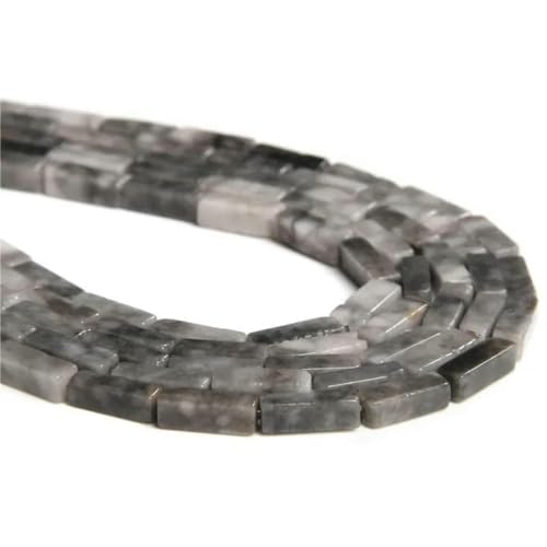 13 x 4,0 mm Naturstein-Röhrenperlen, Achate, Tigerauge, Imperial Spacer-Perlen, glatte, flache, rechteckige Röhrenperlen zur Schmuckherstellung, DIY-35.Hawkeye-4 x 13,0 mm, ca. 14 Stü 13 x 4,0 mm Naturstein-Röhrenperlen, Achate, Tigerauge, Imperial Spacer-Perlen, glatte, flache, rechteckige Röhrenperlen zur Schmuckherstellung, DIY-35.Hawkeye-4 x 13,0 mm, ca. 14 Stü von BSGUZ