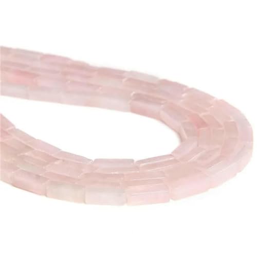13 x 4,0 mm Naturstein-Röhrenperlen, Achate, Tigerauge, Imperial Spacer-Perlen, glatte, flache, rechteckige Röhrenperlen zur Schmuckherstellung, DIY-38. Rosenquarze, 4 x 13,0 mm, ca. 13 x 4,0 mm Naturstein-Röhrenperlen, Achate, Tigerauge, Imperial Spacer-Perlen, glatte, flache, rechteckige Röhrenperlen zur Schmuckherstellung, DIY-38. Rosenquarze, 4 x 13,0 mm, ca. von BSGUZ