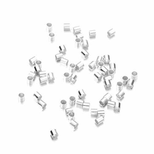 150–500 Stück 1,5 2,0 2,5 mm Goldkupferrohr-Quetschperlen Stopper-Abstandshalterperlen zur Schmuckherstellung Zubehör Halskette-Silber-2,5 mm 150–500 Stück 1,5 2,0 2,5 mm Goldkupferrohr-Quetschperlen Stopper-Abstandshalterperlen zur Schmuckherstellung Zubehör Halskette-Silber-2,5 mm von BSGUZ