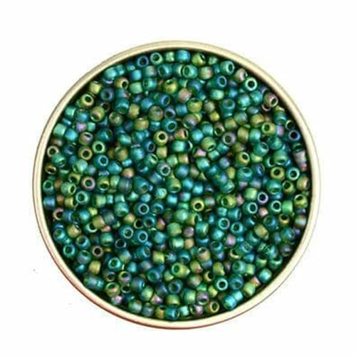 2 mm matte, plattierte, farbenfrohe tschechische Glasperlen zur Schmuckherstellung, Rocailles-Perlen, Charms, Rondelle-Abstandshalter, DIY-Bastelperlen, Bijoux-MH08-ca. 2200 Stück, 20 2 mm matte, plattierte, farbenfrohe tschechische Glasperlen zur Schmuckherstellung, Rocailles-Perlen, Charms, Rondelle-Abstandshalter, DIY-Bastelperlen, Bijoux-MH08-ca. 2200 Stück, 20 von BSGUZ