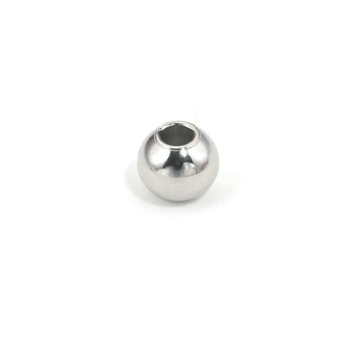 20–100 Stück 3 4 5 6 8 mm Edelstahl-Abstandshalterperlen, runde Kugelanhänger, lose Rocailles-Perlen für DIY-Armbänder, Schmuckherstellung, Zubehör, Stahl, 100 Stück, 4,0 mm 20–100 Stück 3 4 5 6 8 mm Edelstahl-Abstandshalterperlen, runde Kugelanhänger, lose Rocailles-Perlen für DIY-Armbänder, Schmuckherstellung, Zubehör, Stahl, 100 Stück, 4,0 mm von BSGUZ