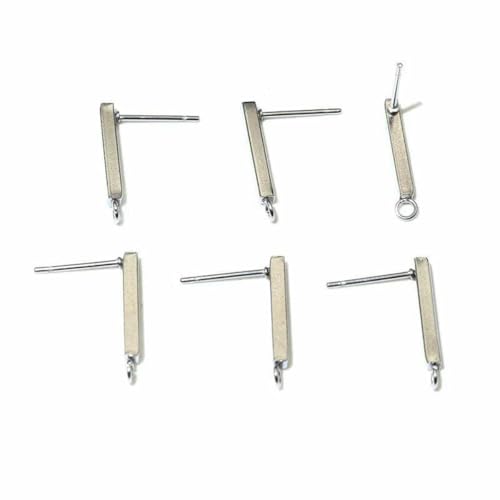20 Stück 10 mm 15 mm Edelstahl Ohrringhaken Bar Tube Ohrstecker Ohrdrähte Verbinder DIY Schmuckherstellung Zubehör - Stahl - 10 x 2 mm 20 Stück 10 mm 15 mm Edelstahl Ohrringhaken Bar Tube Ohrstecker Ohrdrähte Verbinder DIY Schmuckherstellung Zubehör - Stahl - 10 x 2 mm von BSGUZ