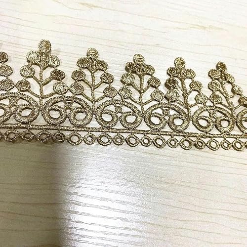 2y gold spitze DIY lolita bekleidungs zubehör nähen spitze trim breite 1,2-12CM die königin kleid hochzeit spitze material-XYJB-023 von BSGUZ