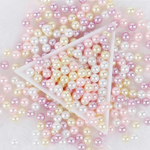 3/4/5/6/8/10 mm ABS-Perle ohne Loch für Make-up-Box-Füllperle Weihnachten/Kleidungsnähen/DIY-Basteldekoration-C-011-3,0 mm, ca. 1700 Stück von BSGUZ