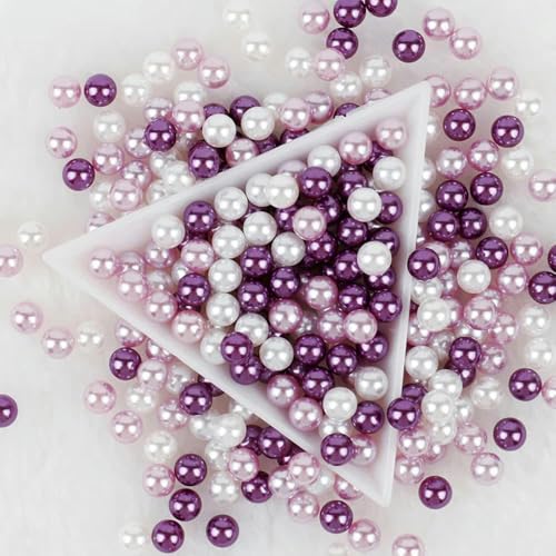 3/4/5/6/8/10 mm ABS-Perle ohne Loch für Make-up-Box-Füllperle Weihnachten/Kleidungsnähen/DIY-Basteldekoration-C01-3,0 mm, ca. 1700 Stück von BSGUZ