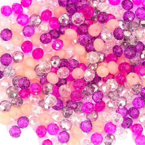 3 x 4,0 mm, 4 x 6 mm, facettierte Glasperlen, lose Abstandshalter, runde Kristallperlen zur Schmuckherstellung, DIY-Halsketten, Armbandzubehör, 1–3 x 4,0 mm, 150 Stück 3 x 4,0 mm, 4 x 6 mm, facettierte Glasperlen, lose Abstandshalter, runde Kristallperlen zur Schmuckherstellung, DIY-Halsketten, Armbandzubehör, 1–3 x 4,0 mm, 150 Stück von BSGUZ