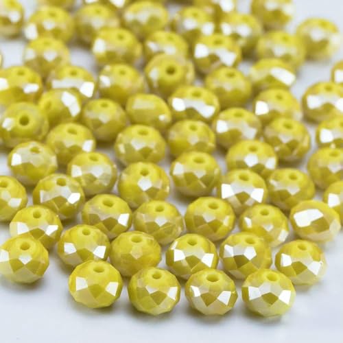 4 6 8 mm Rondell-Kristallperlen, facettierte Porzellan-Glasperlen, lose Abstandsperlen zur Schmuckherstellung, Handarbeit, Armband, Halskette, BZ002, 23–6 mm, 85–90 Stück 4 6 8 mm Rondell-Kristallperlen, facettierte Porzellan-Glasperlen, lose Abstandsperlen zur Schmuckherstellung, Handarbeit, Armband, Halskette, BZ002, 23–6 mm, 85–90 Stück von BSGUZ