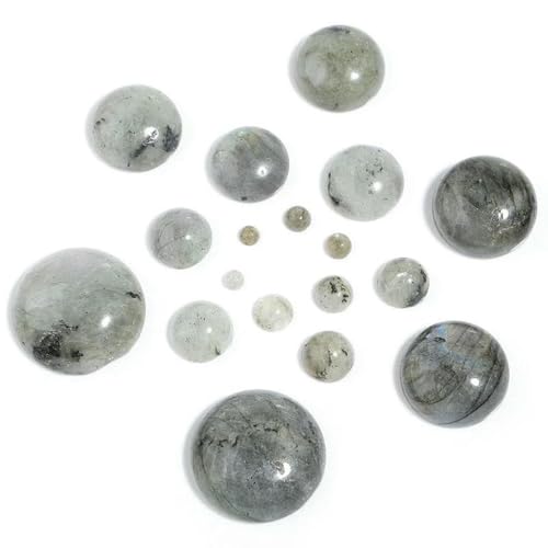 5/10 Stück runde Naturstein-Cabochon-Perlen, flache Rückseite, lose Abstandshalter, Cabochon-Steinperlen, DIY-Schmuck, Anhänger, Ringzubehör, Schimmerstein, 8 mm, 10 Stück 5/10 Stück runde Naturstein-Cabochon-Perlen, flache Rückseite, lose Abstandshalter, Cabochon-Steinperlen, DIY-Schmuck, Anhänger, Ringzubehör, Schimmerstein, 8 mm, 10 Stück von BSGUZ