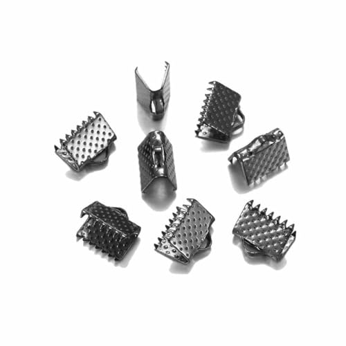 50 Stück/Los Quetschperlen, Buchtverschlüsse, Kordel, Lederclip, Halskette, Armband, Verbinder, Endkappen für DIY-Schmuckzubehör, GunBlack, 10 mm x 50 Stück 50 Stück/Los Quetschperlen, Buchtverschlüsse, Kordel, Lederclip, Halskette, Armband, Verbinder, Endkappen für DIY-Schmuckzubehör, GunBlack, 10 mm x 50 Stück von BSGUZ