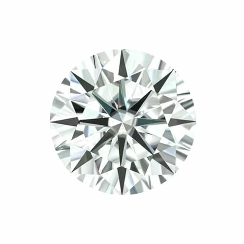 Moissanit-Stein, Großhandel, runder Schliff, 0,1–12 ct, lose Diamant-Edelsteine zur Schmuckherstellung, Weiß, 6,0 mm, 0,8 ct, GRA von BSGUZ