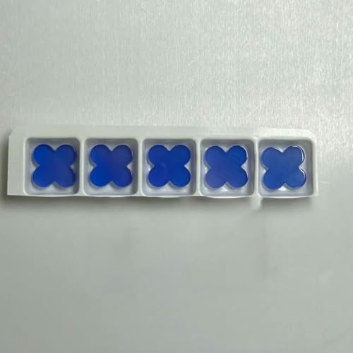 Natürlicher grüner Malachit, roter Achat, 13 x 13 x 2 mm, schwarzer Onyxstein, blauer Achat, 10 x 10 x 2 mm, 5 Stück von BSGUZ