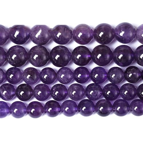 Naturstein, AAAAA-Qualität, blaue Tigerauge-Achatperlen, runde lose Perlen, 15 Zoll, 4 6 8 10 12 14 mm, wählbare Größe zur Schmuckherstellung, brasilianische Amethyst von BSGUZ