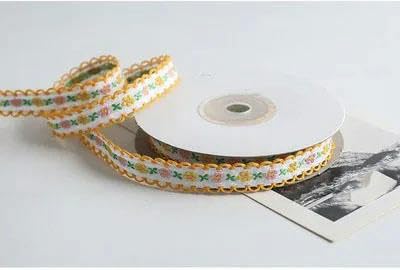 Neu 10mm (1/2'') 5yards Ethno-Stil Stickerei Spitzenband DIY Nationaltracht von Hand Kleidung Zubehör Band Spitzenband-005-10mm von BSGUZ