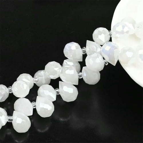 Österreichische AB-Farbkristall-Erdbeerperlen, 10 x 8 mm, glänzende facettierte Glasperlen zur Schmuckherstellung, DIY-Hochzeitskleid-Accessoires, H1442, 10 x 8 mm, 20 Stück Österreichische AB-Farbkristall-Erdbeerperlen, 10 x 8 mm, glänzende facettierte Glasperlen zur Schmuckherstellung, DIY-Hochzeitskleid-Accessoires, H1442, 10 x 8 mm, 20 Stück von BSGUZ