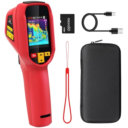 BSIDE HX1 Wärmebildkamera Hochauflösende 240 x 240 Handheld Infrared Thermal Imaging Camera mit 25Hz Bildwiederholrate 15 Farbpaletten -4°F -1022°F 50°FOV für Hauswände Leckortung KFZ Elektronik von BSIDE